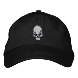 Skull Embroierat Hat Broderad Keps
