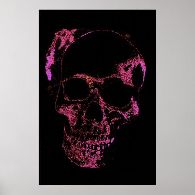 Skull Fantasy Art Poster (Framsidan)