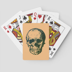 Skull Fantasy Art Sten Punk Heavy Metall Casinokort