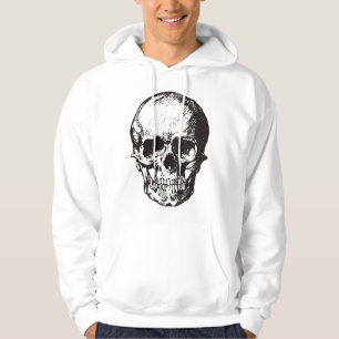 Skull Fantasy Art Sten Punk Heavy Metall Hoodie