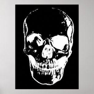 Skull Fantasy Art Sten Punk Heavy Metall Poster