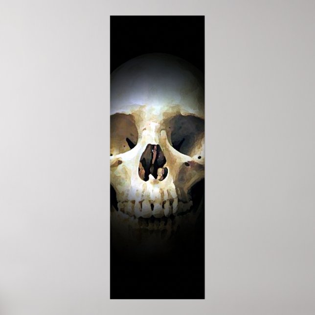 Skull Fantasy Art Sten Punk Heavy Metall Poster (Framsidan)