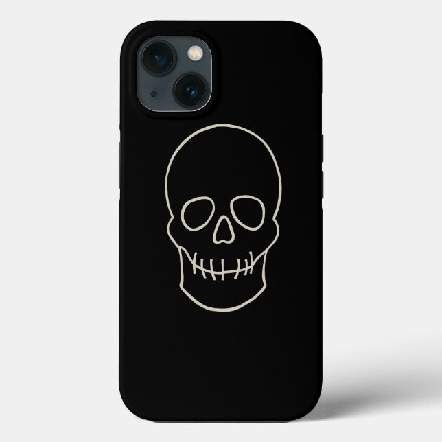 Skull - Fladdermus Black och Bone White (Baksida)