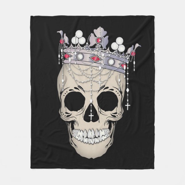 Skull Fleecefilt (Framsidan)