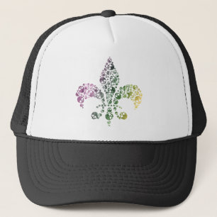 Skull Fleur De Lis Keps