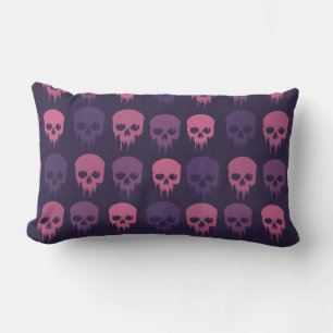 Skull för vintage Retro Stil Lumbarkudde