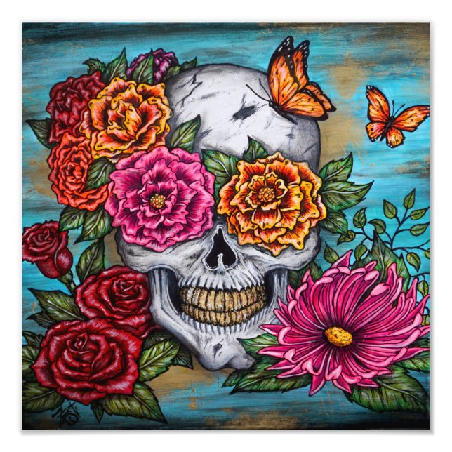 Skull Fototryck (Framsidan)