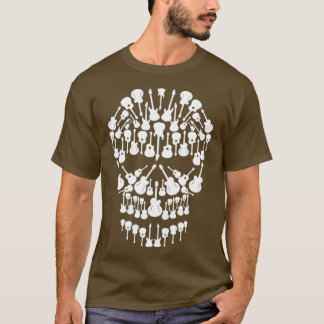Skull från Guitarist Electric T Shirt