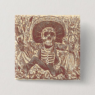 Skull från Oaxaca, La Calavera Oaxaqueña Knapp