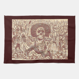 Skull från Oaxaca, La Calavera Oaxaqueña Kökshandduk