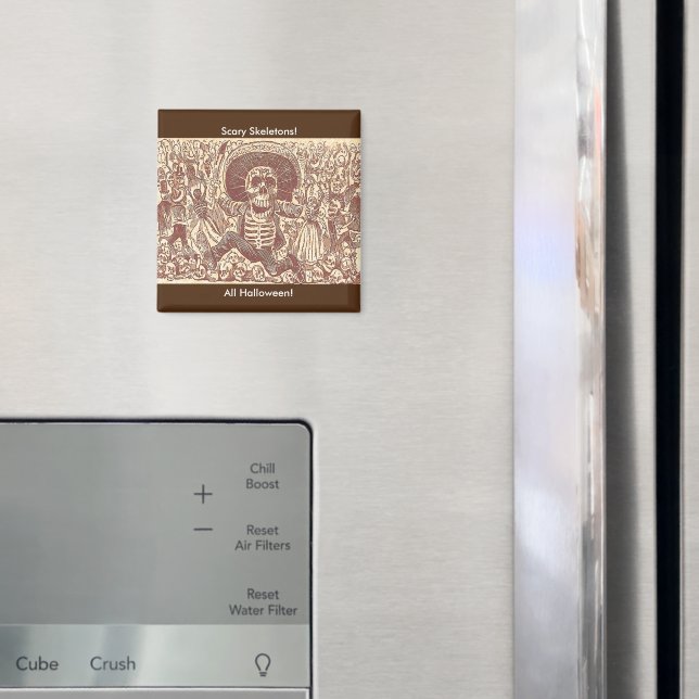Skull från Oaxaca, La Calavera Oaxaqueña Magnet (In Situ (Fridge))
