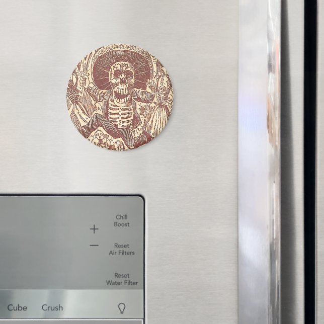 Skull från Oaxaca, La Calavera Oaxaqueña Magnet (In Situ (Fridge))