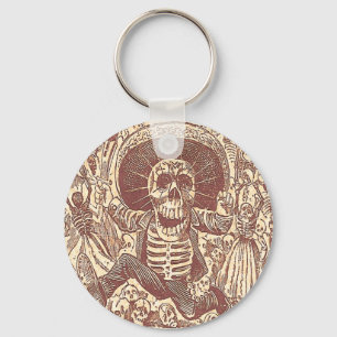 Skull från Oaxaca, La Calavera Oaxaqueña Nyckelring