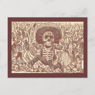 Skull från Oaxaca, La Calavera Oaxaqueña Vykort