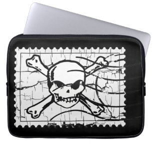 Skull Frimärke 2 Laptop Fodral