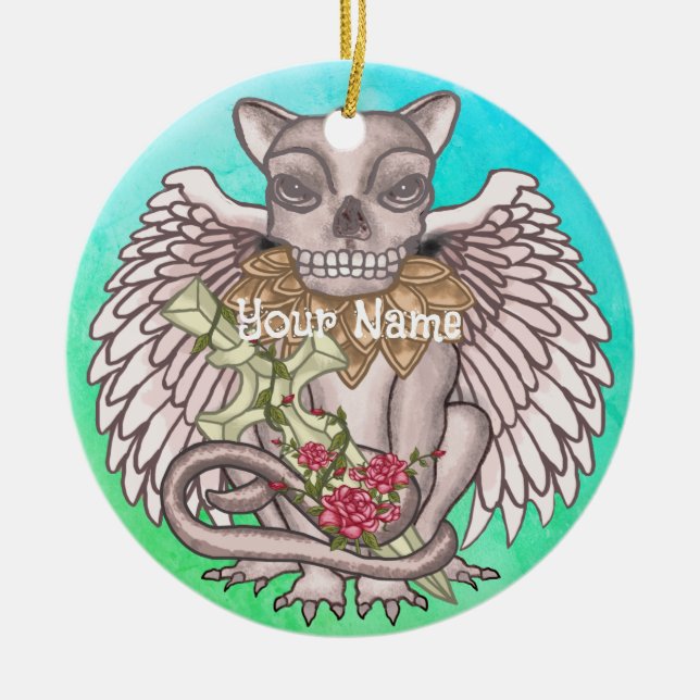 Skull Gargoyle ornament (Framsidan)