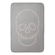 Skull - Ghost Grått och Bone White