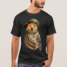 Skull Ghost Operator Military Streetwear Art — T-S T Shirt