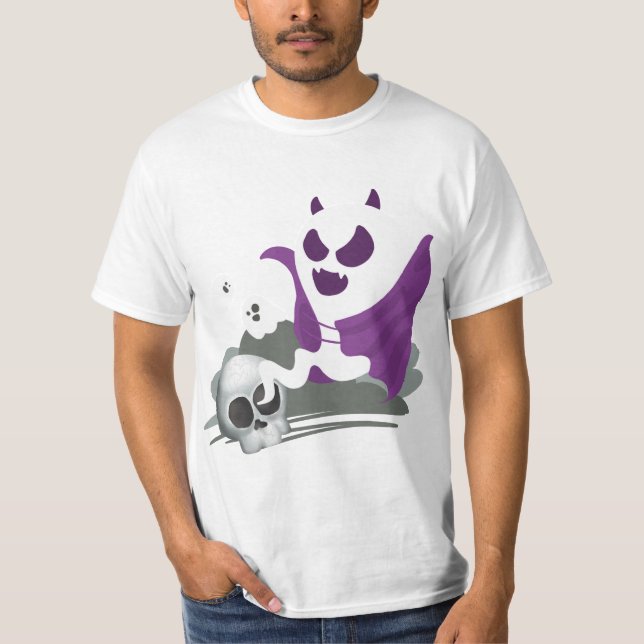 Skull & Ghost T Shirt (Framsida)