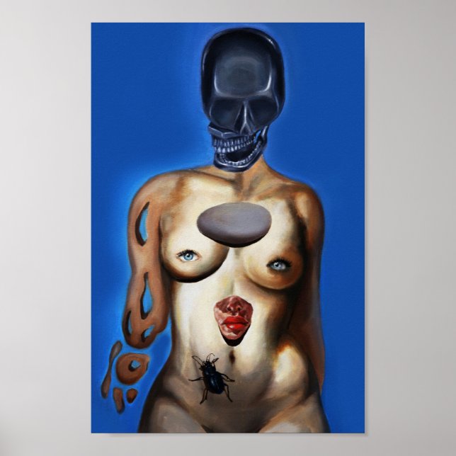 Skull Girl Poster (Framsidan)