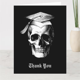 Skull Gothic Studentfest Radiology Tack Kort