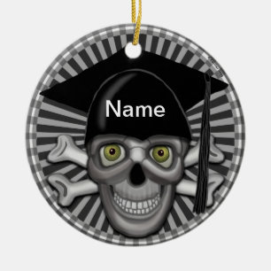 Skull Grad Julgransprydnad Keramik