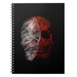 SKULL GRAPHIC HALLOWEEN GIFT DESIGN ANTECKNINGSBOK