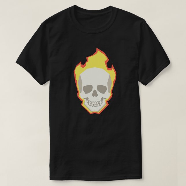 Skull Graphic T-Shirt – Minimal Dark Skull Design  (Design framsida)