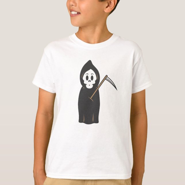 Skull Grimreaper T Shirt (Framsida)