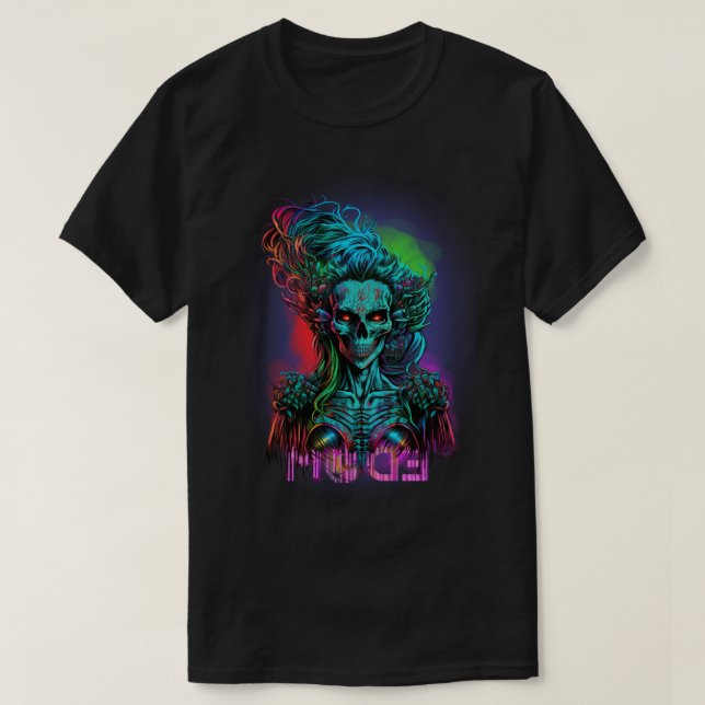 Skull guddess t shirt (Design framsida)