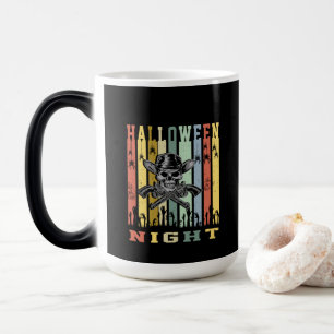 Skull Gun, Halloween Natt Magisk Mugg