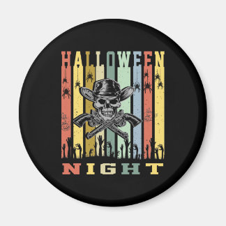 Skull Gun, Halloween Natt Magnet