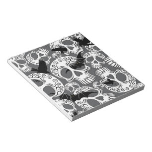 Skull Halloween Decorative Calaveras Anteckningsblock
