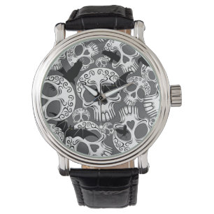 Skull Halloween Decorative Calaveras Armbandsur
