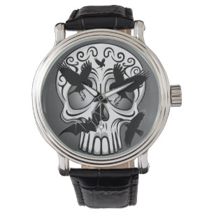 Skull Halloween Decorative Calaveras Armbandsur