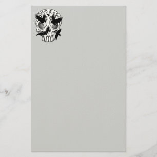 Skull Halloween Decorative Calaveras Brevpapper