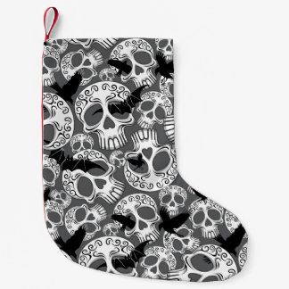 Skull Halloween Decorative Calaveras Liten Julstrumpa