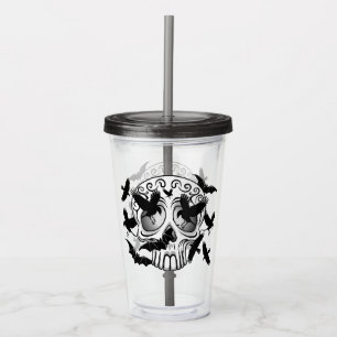 Skull Halloween Decorative Calaveras Take Away Mugg