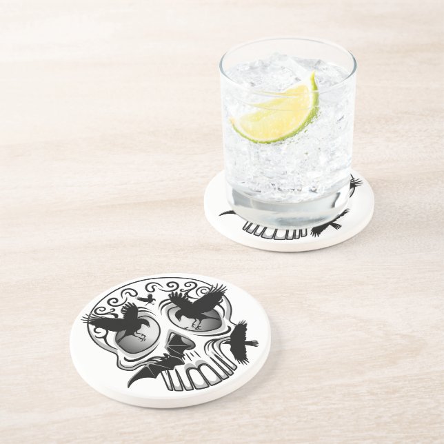 Skull Halloween Decorative Calaveras Underlägg (Sidan)