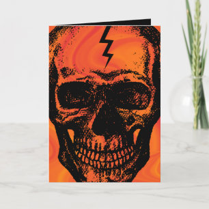 Skull Halloween-kort Kort