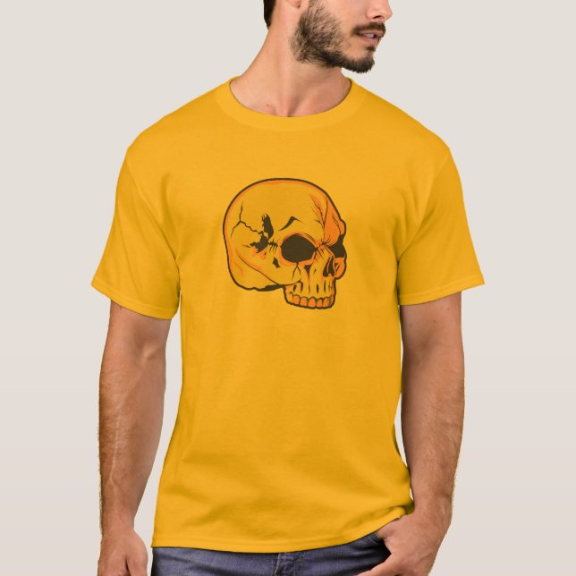 Skull Halloween Shirt T-shirt (Framsida)