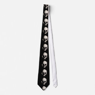 Skull Hand plockade Artwork Neck Tie Slips