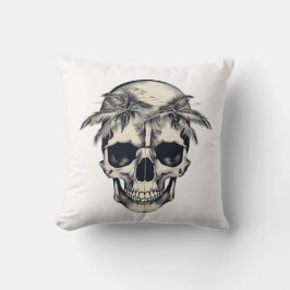 Skull Handflatan-Träd Dekorativ kudde