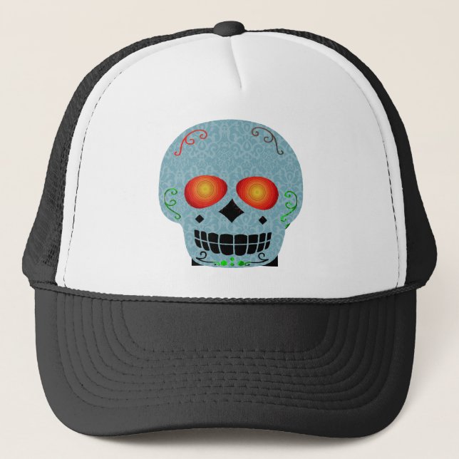 Skull Hat Truckerkeps (Framsida)
