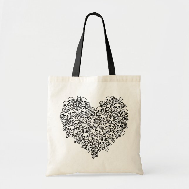 Skull Heart Tygkasse (Framsidan)