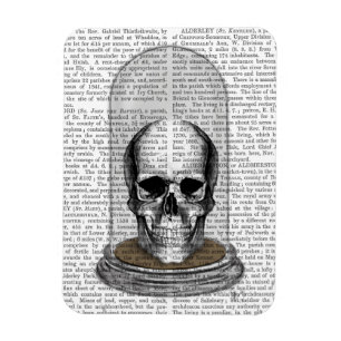 Skull i Bell Burk 2 Magnet
