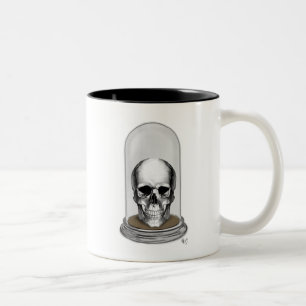 Skull i Bell Burk 2 Två-Tonad Mugg
