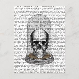 Skull i Bell Burk 2 Vykort