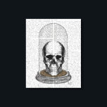 Skull i Bell Burk Canvastryck<br><div class="desc">Djur och natur</div>