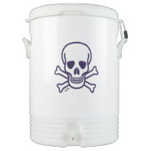 Skull i Bones Igloo-dryckeskylare 10 gal